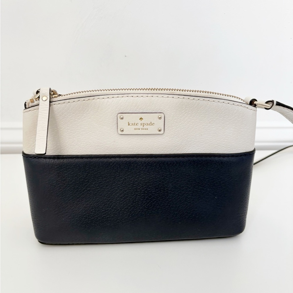 Kate Spade Grove Street Millie - Navy and White Crossbody Bag